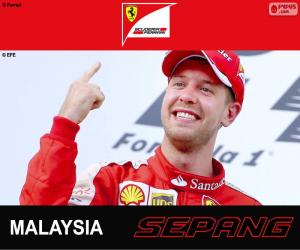 Puzzle Vettel 2015 Μαλαισία γ.π.